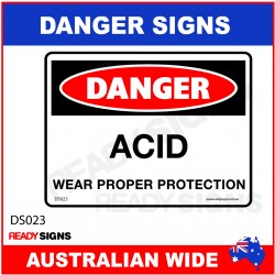DANGER SIGN - DS-023 - ACID